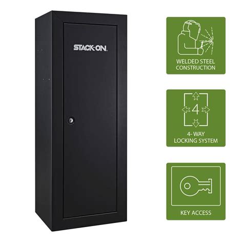 stack on 14 gun steel security cabinet gcb 14p|stack on fireproof gun cabinet.